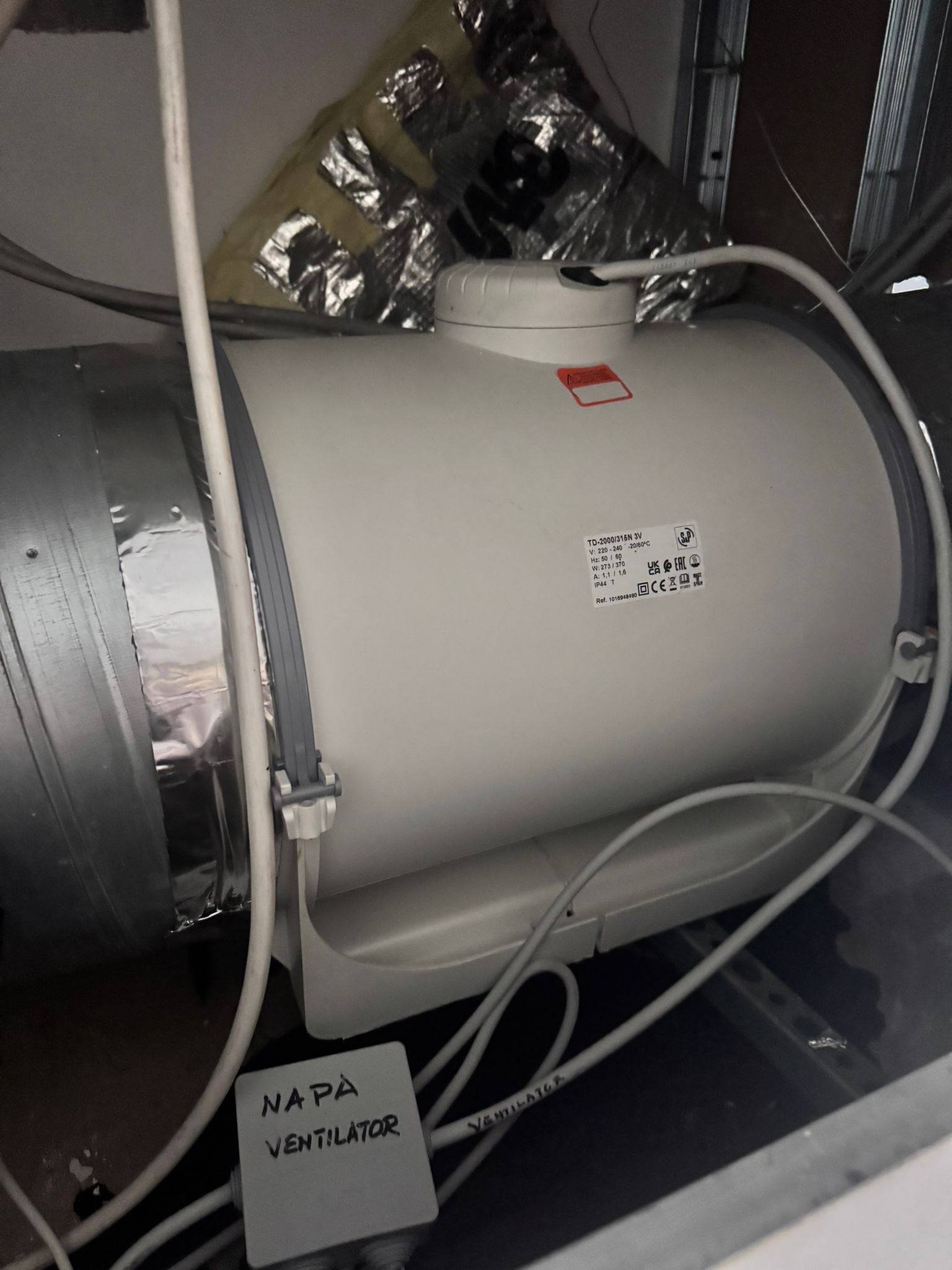 Ventilator kuhinjske nape